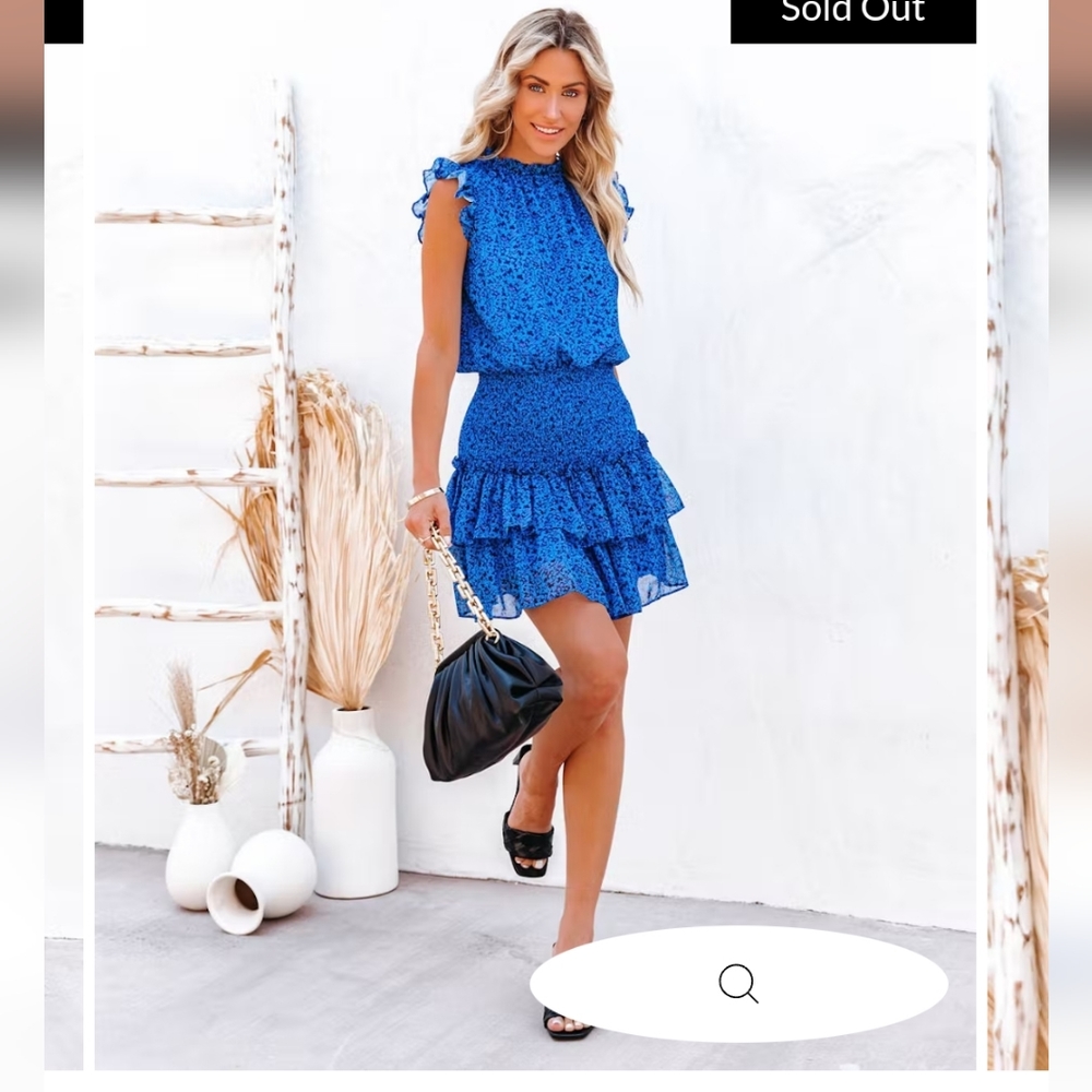 Vici ruffle dress